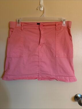 Lee Pink Women's Casual Skort with Patch Pockets